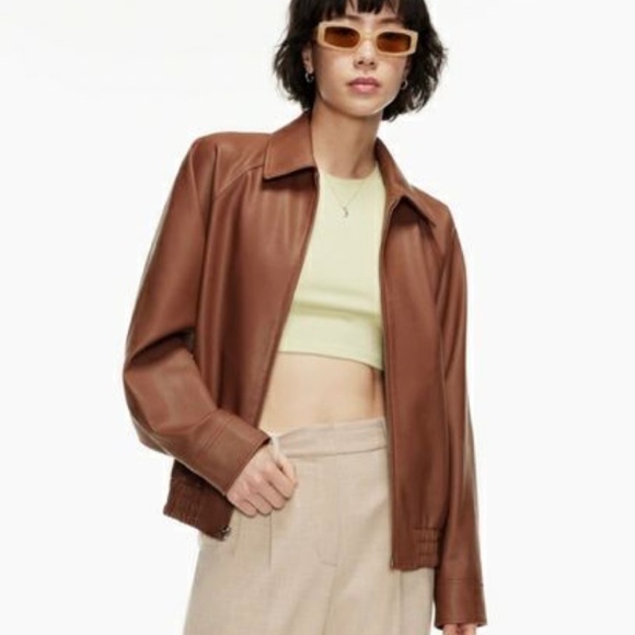 Aritzia Vouch leather jacket - Picture 1 of 5